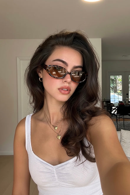 Tortoise Leopard Kadın Güneş Gözlüğü