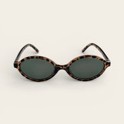 90s Green Leopard Kadın Güneş Gözlüğü