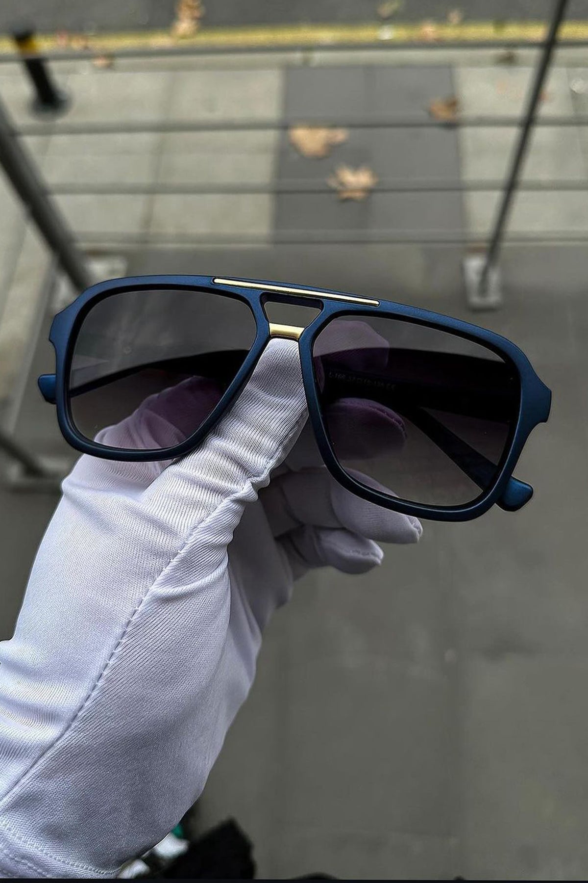 Porshe Model Dark Blue Erkek Güneş Gözlüğü
