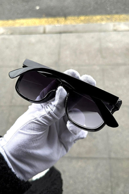 Siyah Erkek Güneş Gözlük Uv400 Koruma