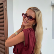 Retro Kırmızı Oval Kadın Güneş Gözlük Uv400 Koruma