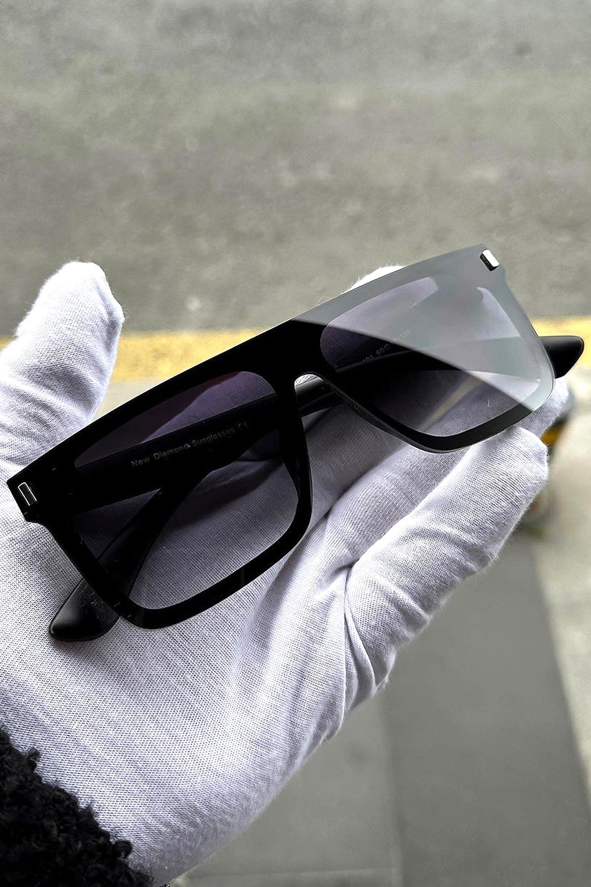 Siyah Erkek Güneş Gözlük Uv400 Koruma