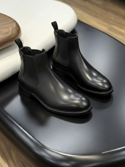 %100 Hakiki Deri Klasik Chealse Erkek Bot