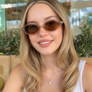 90s Bella Brown Kadın Güneş Gözlüğü