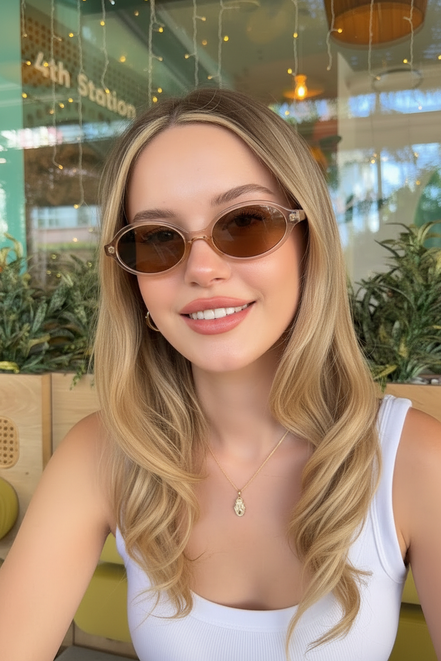 90s Bella Brown Kadın Güneş Gözlüğü