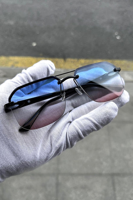 Erkek Güneş Gözlüğü Çerçevesiz Cam Model