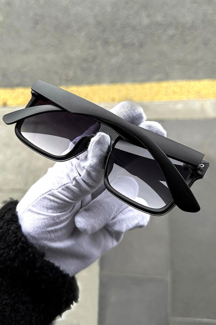 Siyah Erkek Güneş Gözlük Uv400 Koruma