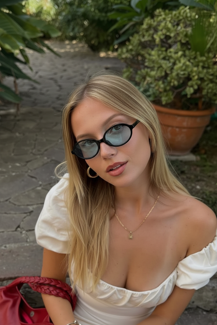 90s İce Blue Kadın Güneş Gözlüğü