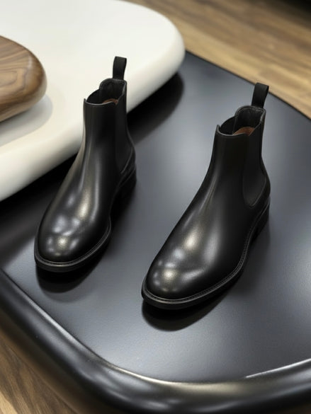 %100 Hakiki Deri Klasik Chealse Erkek Bot