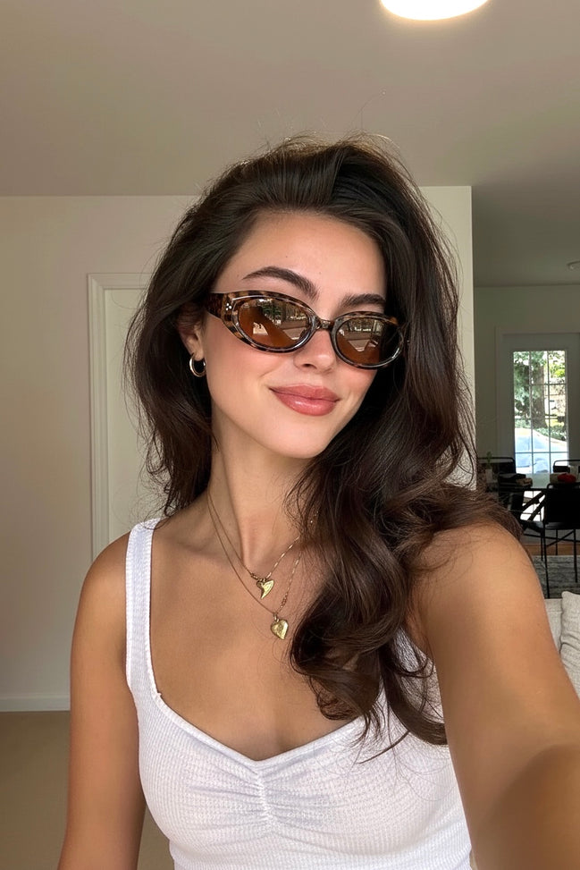 Tortoise Leopard Kadın Güneş Gözlüğü