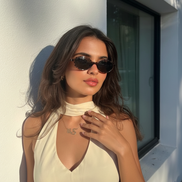 90s Green Leopard Kadın Güneş Gözlüğü