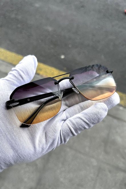 Erkek Güneş Gözlüğü Çerçevesiz Cam Model