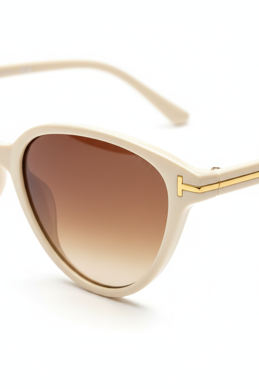Retro luvia Karamel Kadın Güneş Gözlüğü