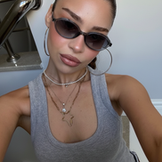 90s Navy Blue Kadın Güneş Gözlüğü