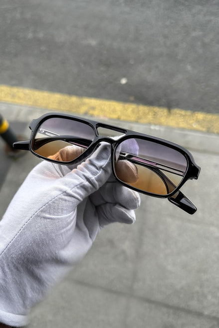 Unisex Dikdörtgen Güneş Gözlük Uv400 Koruma