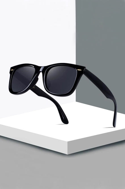 Siyah Erkek Güneş Gözlük Amerikan Çapraz Kesim