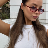 Gradient Red Kadın Güneş Gözlüğü