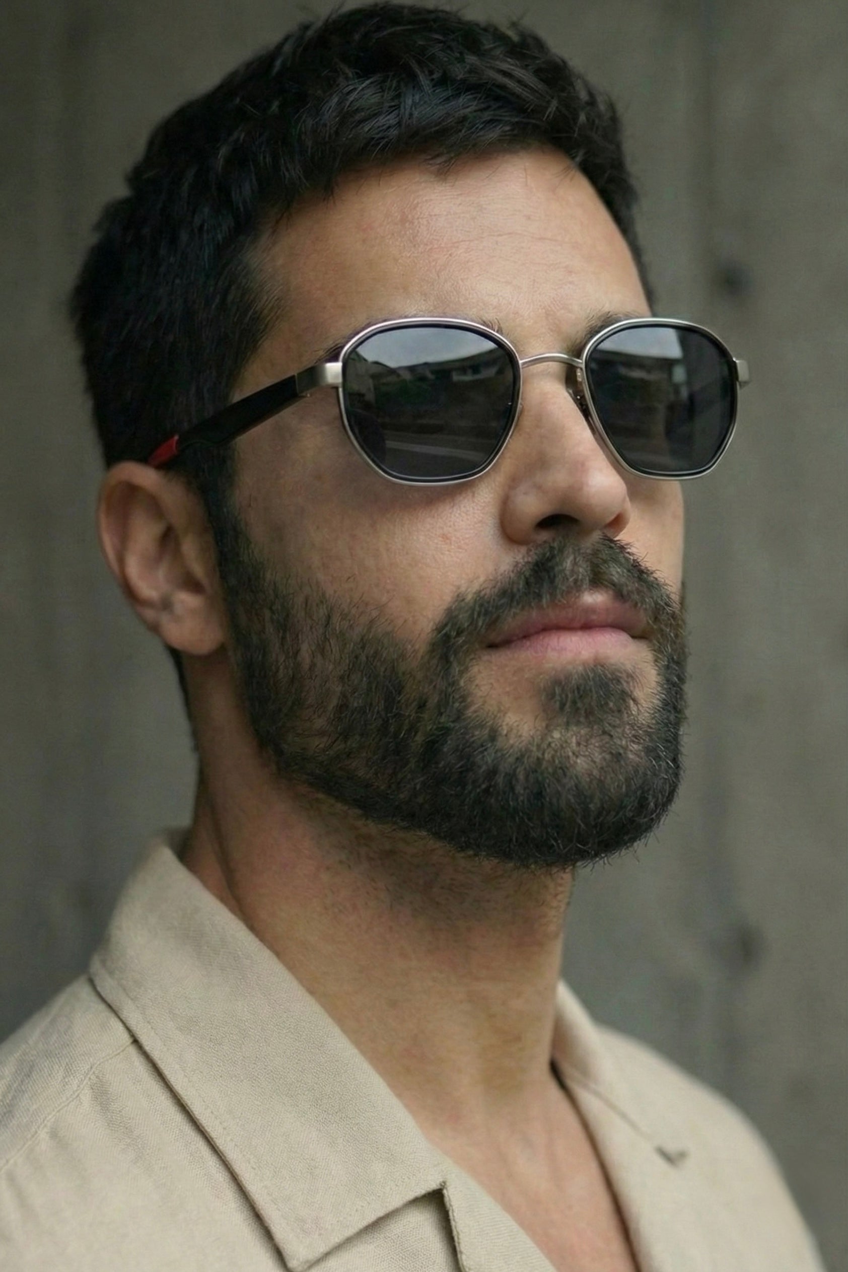 Oval Erkek Güneş Gözlük Uv400 Ultra