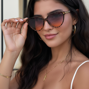 Vision Leopard Degrade Kadın Güneş Gözlüğü