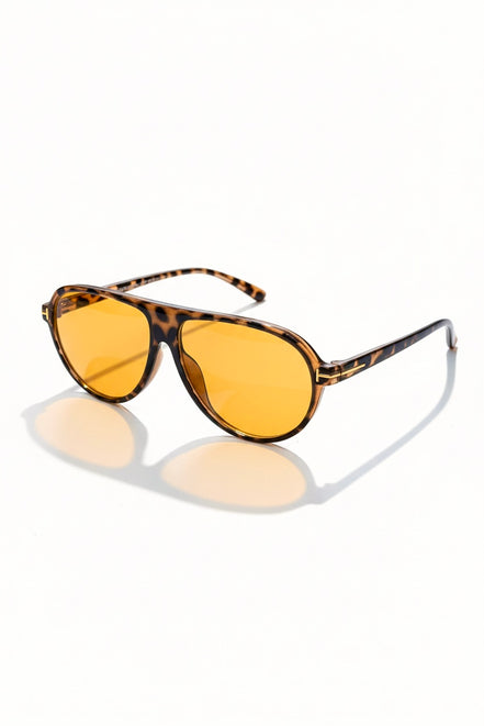 Tortoise Orange Leopard Kadın Güneş Gözlüğü