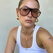 Aviator Black Nude Kadın Güneş Gözlüğü