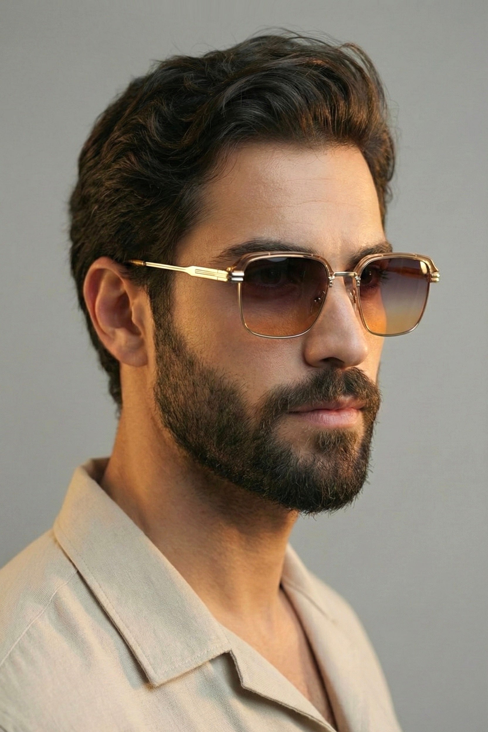 Erkek Güneş Gözlük Titanyum Çerçeve & Kasa