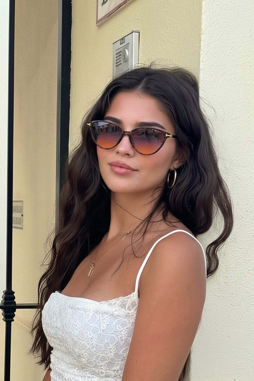 Vision Leopard Degrade Kadın Güneş Gözlüğü