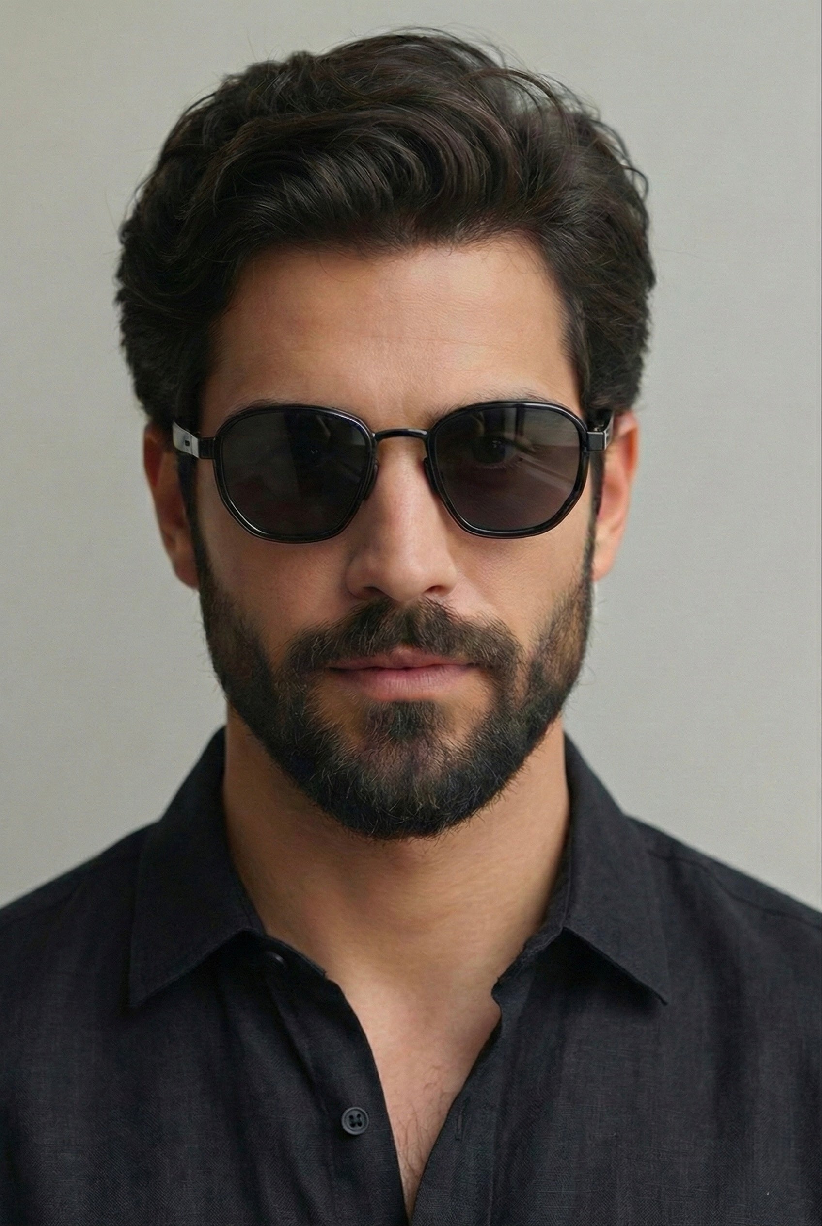 Oval Erkek Güneş Gözlük Uv400 Ultra