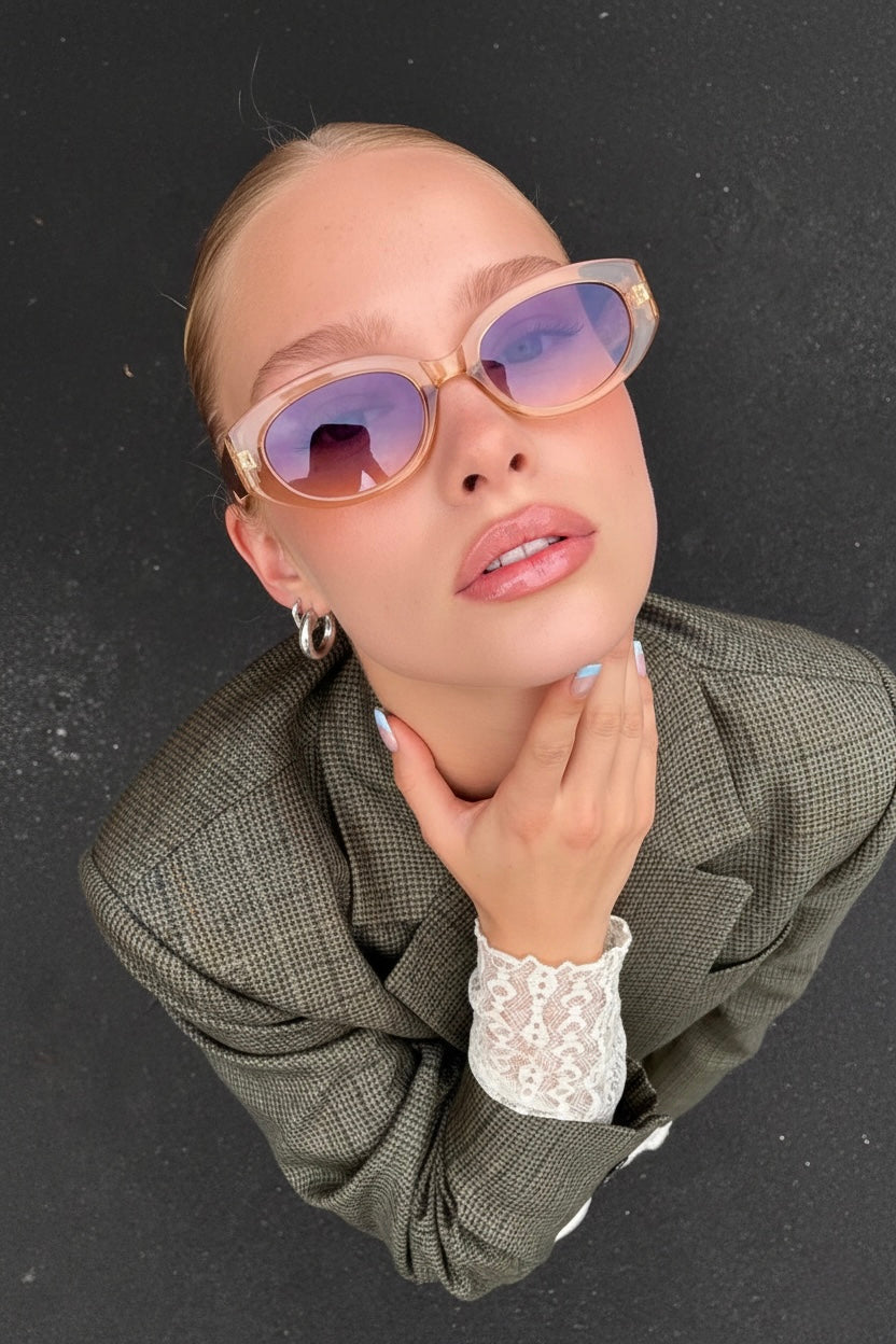 Feyp Retro Degrade Kadın Güneş Gözlüğü