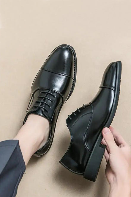 %100 Hakiki Deri Erkek Klasik Damat Ayakkabısı