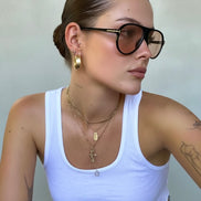 Aviator Black Nude Kadın Güneş Gözlüğü