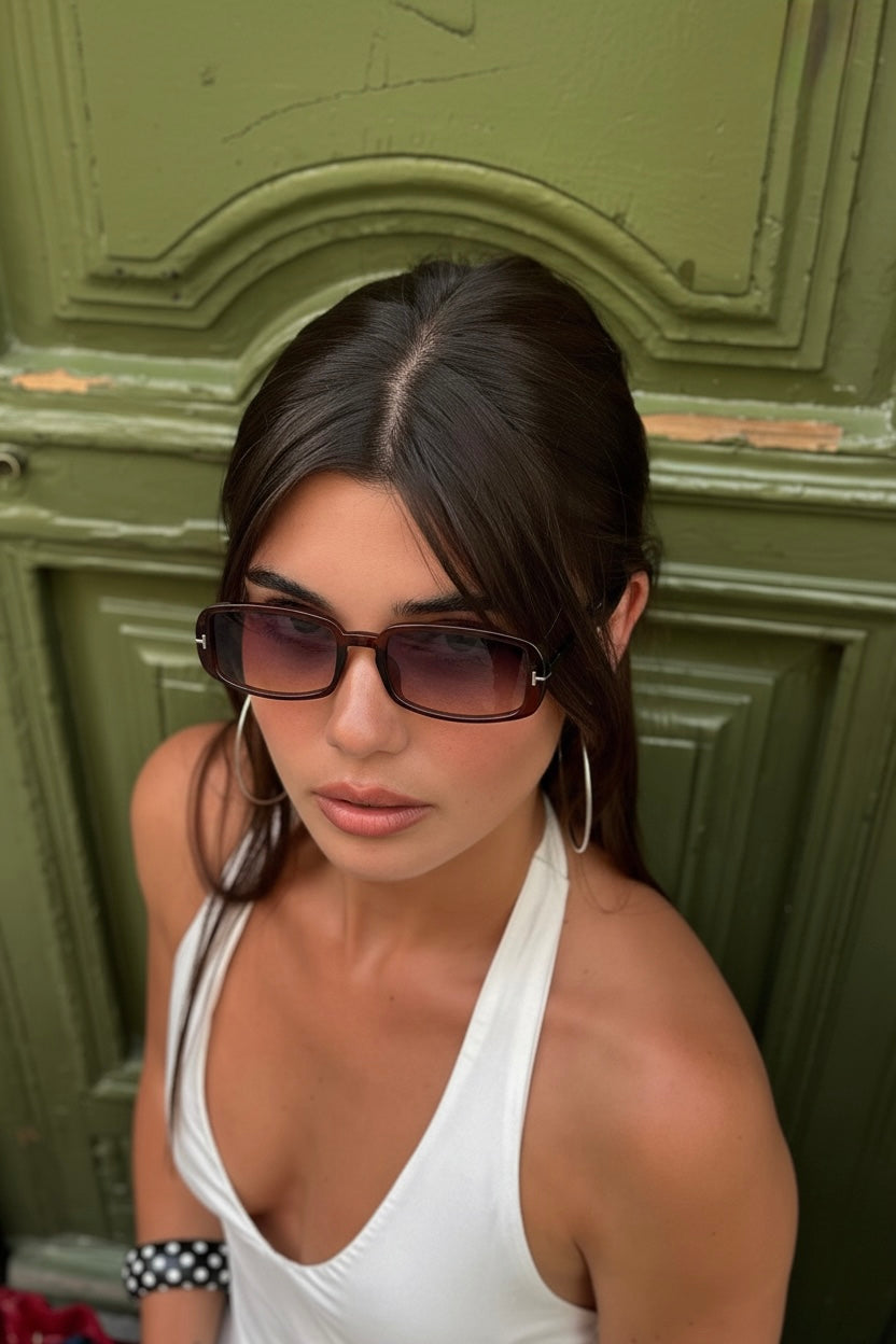 Mauve Koyu Kahve Kadın Güneş Gözlüğü