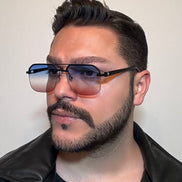 Erkek Güneş Gözlüğü Çerçevesiz Cam Model