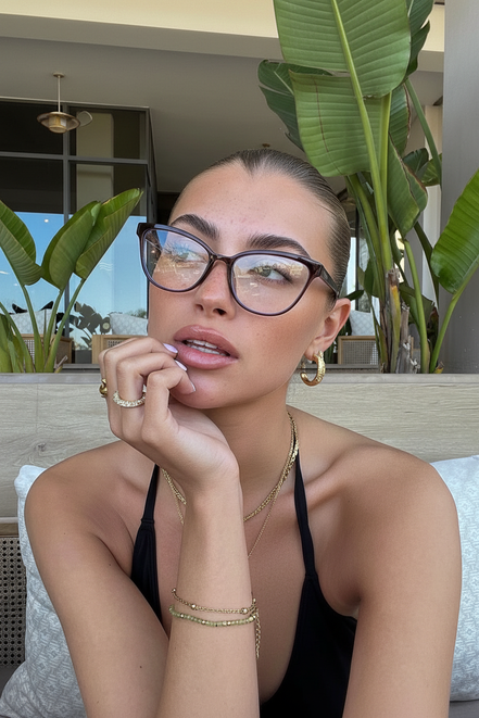 Mavi Işık Koruyucu Kadın Gözlük