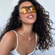 Tortoise Orange Leopard Kadın Güneş Gözlüğü