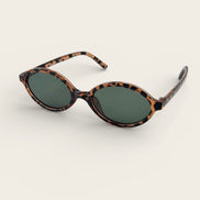 90s Green Leopard Kadın Güneş Gözlüğü