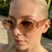 Transparan Karamel Kadın Güneş Gözlüğü