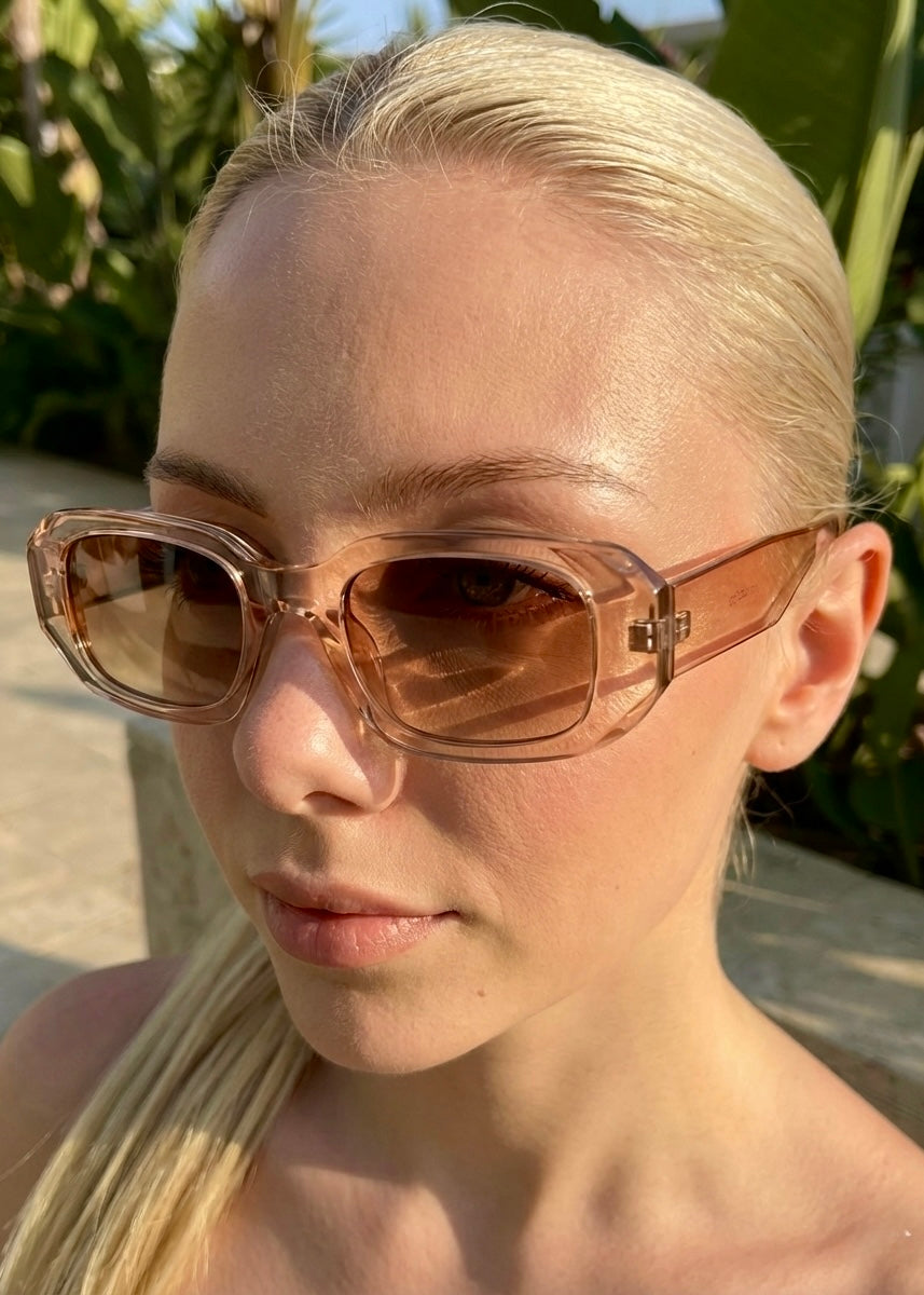 Transparan Karamel Kadın Güneş Gözlüğü