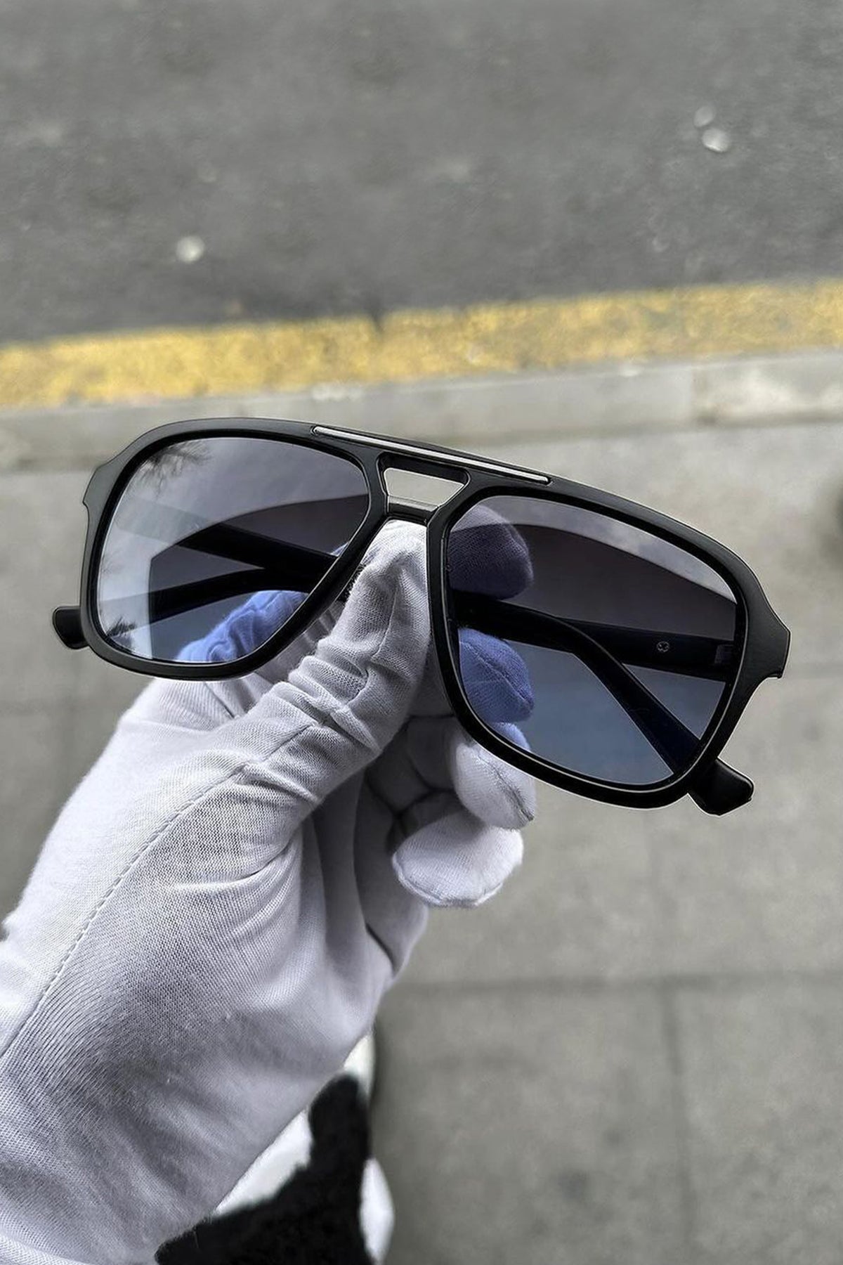 Porshe Model Dark Blue Erkek Güneş Gözlüğü