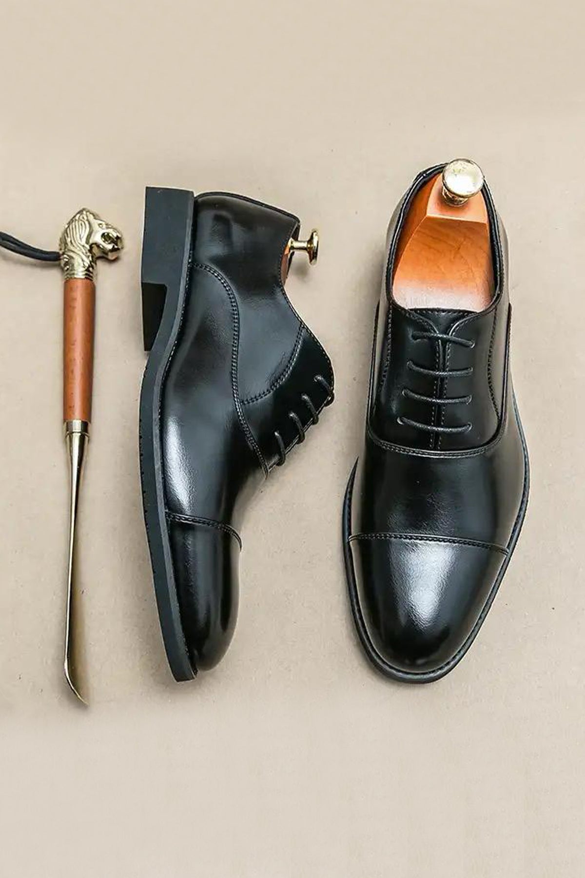 %100 Hakiki Deri Erkek Klasik Damat Ayakkabısı