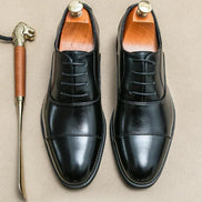 %100 Hakiki Deri Erkek Klasik Damat Ayakkabısı