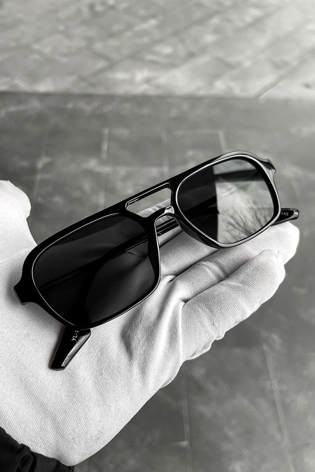 Unisex Dikdörtgen Güneş Gözlük Uv400 Koruma