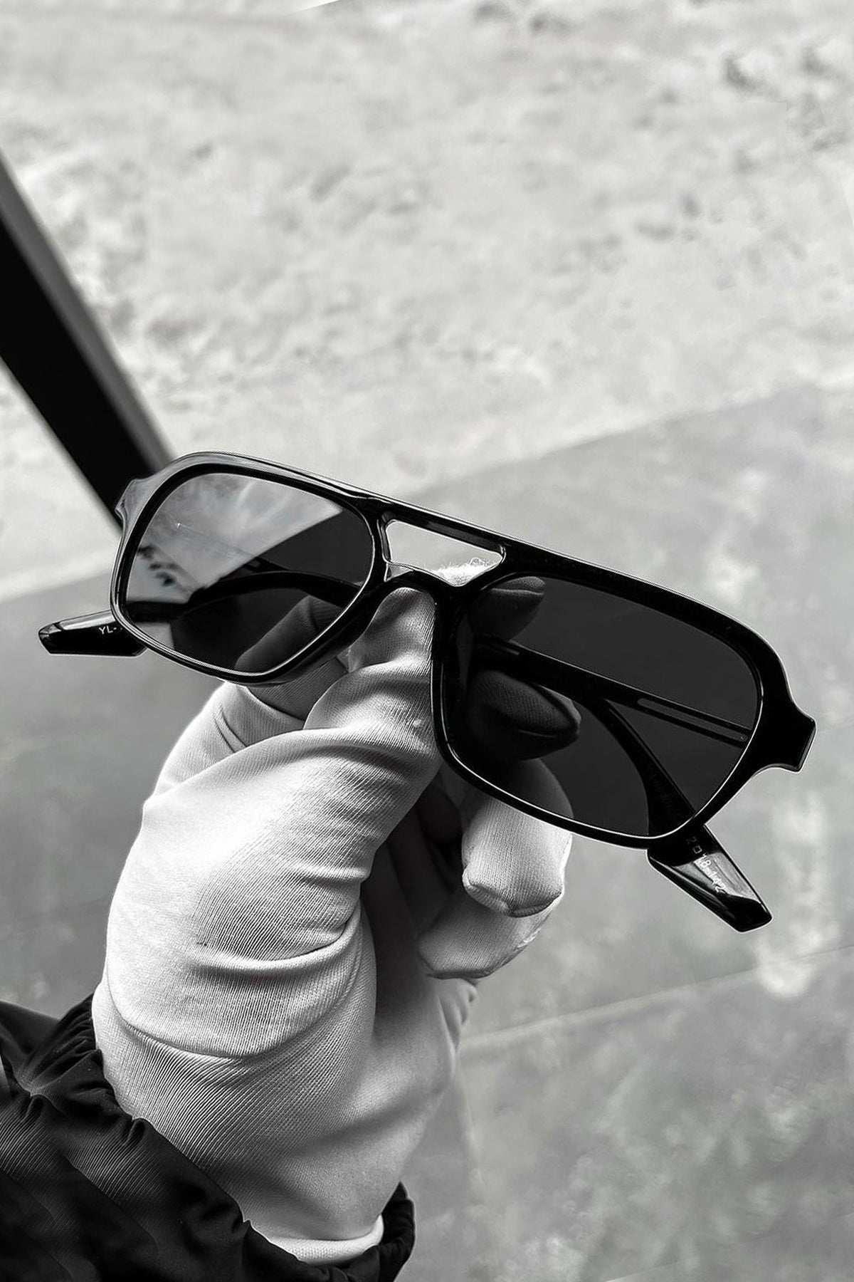 Unisex Dikdörtgen Güneş Gözlük Uv400 Koruma