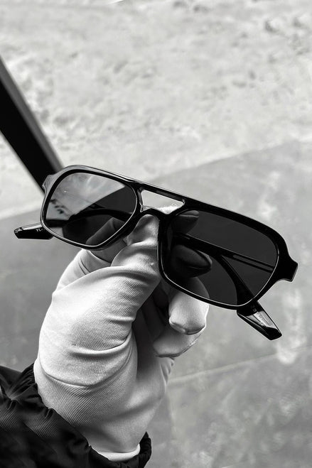 Unisex Dikdörtgen Güneş Gözlük Uv400 Koruma