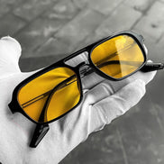 Unisex Dikdörtgen Güneş Gözlük Uv400 Koruma