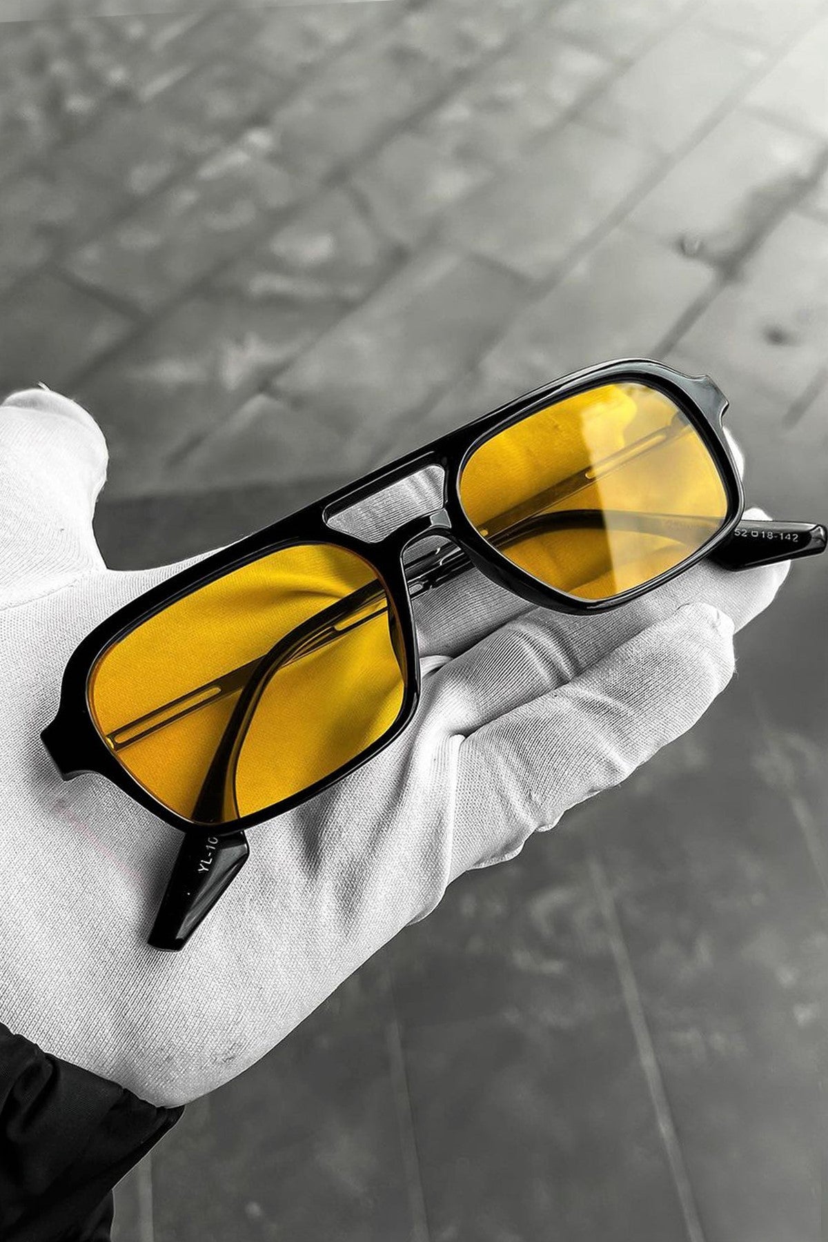 Unisex Dikdörtgen Güneş Gözlük Uv400 Koruma