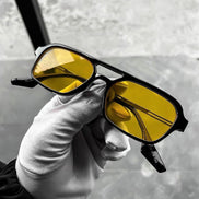 Unisex Dikdörtgen Güneş Gözlük Uv400 Koruma