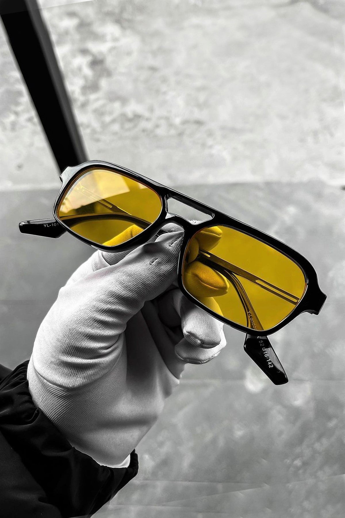 Unisex Dikdörtgen Güneş Gözlük Uv400 Koruma