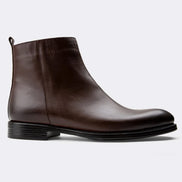 %100 Hakiki Deri Kovboy Model Chealse Kahverengi Erkek Bot