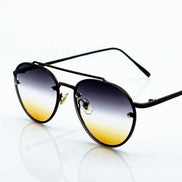 Unisex Güneş Gözlük Metal Kasa Uv400 Ultra